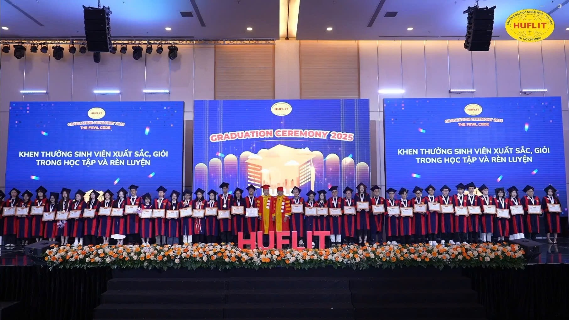 Graduation from HUFLIT with a Bachelor's Degree in Information Technology image 3